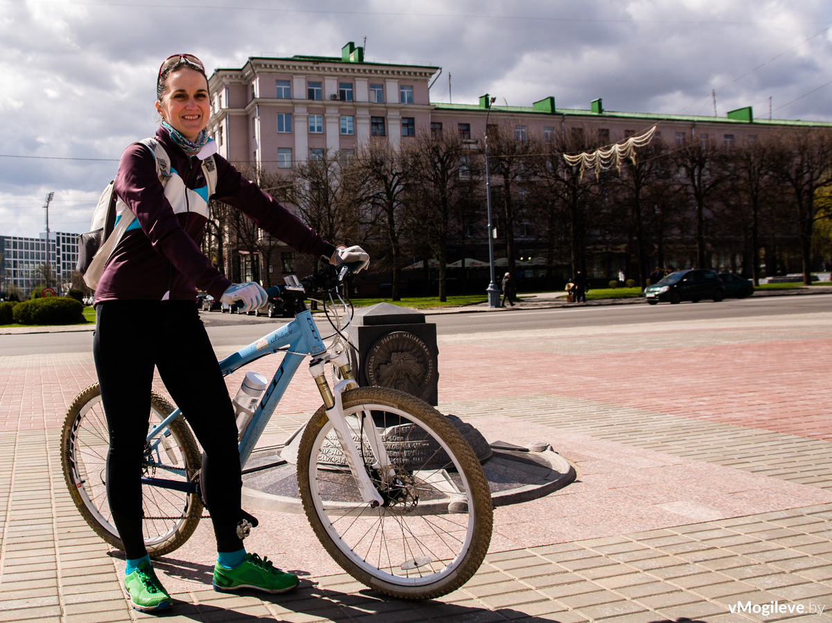 Татьяна Осмоловская — велоактивист, одна из организаторов велопробегов в Могилеве