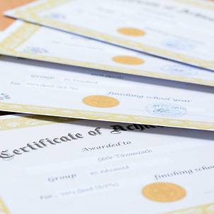Сертификаты учебного центра «Альянс»