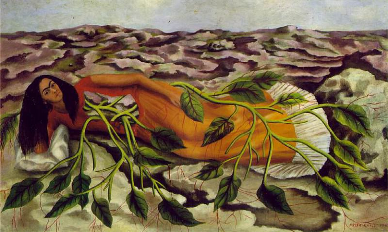 Фрида Кало, картина «Корни». Фото из открытых источников