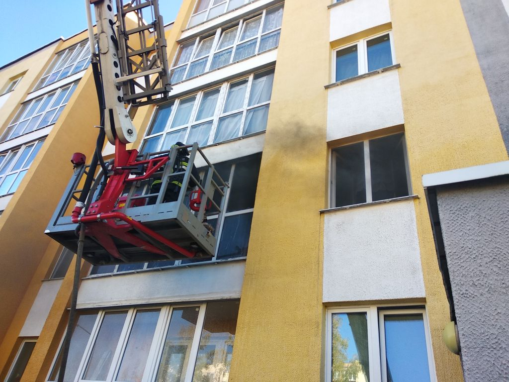 Пожар в Климовичах