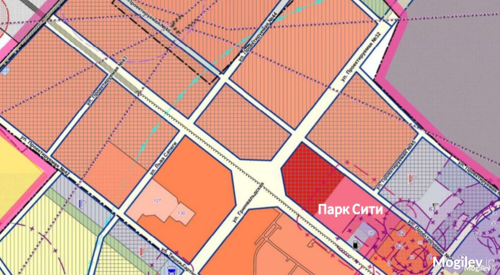 Проект генплана Могилева