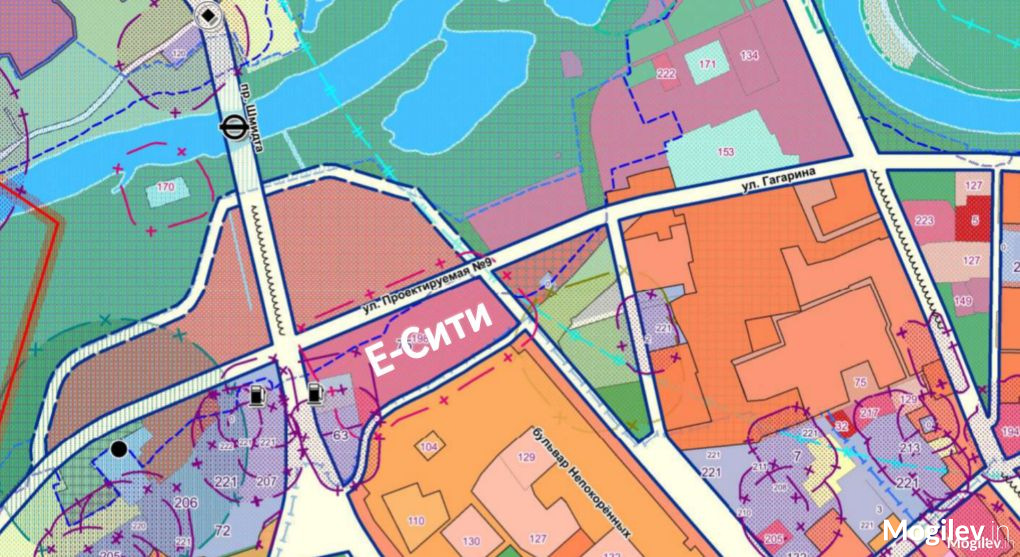 Генплан Могилева